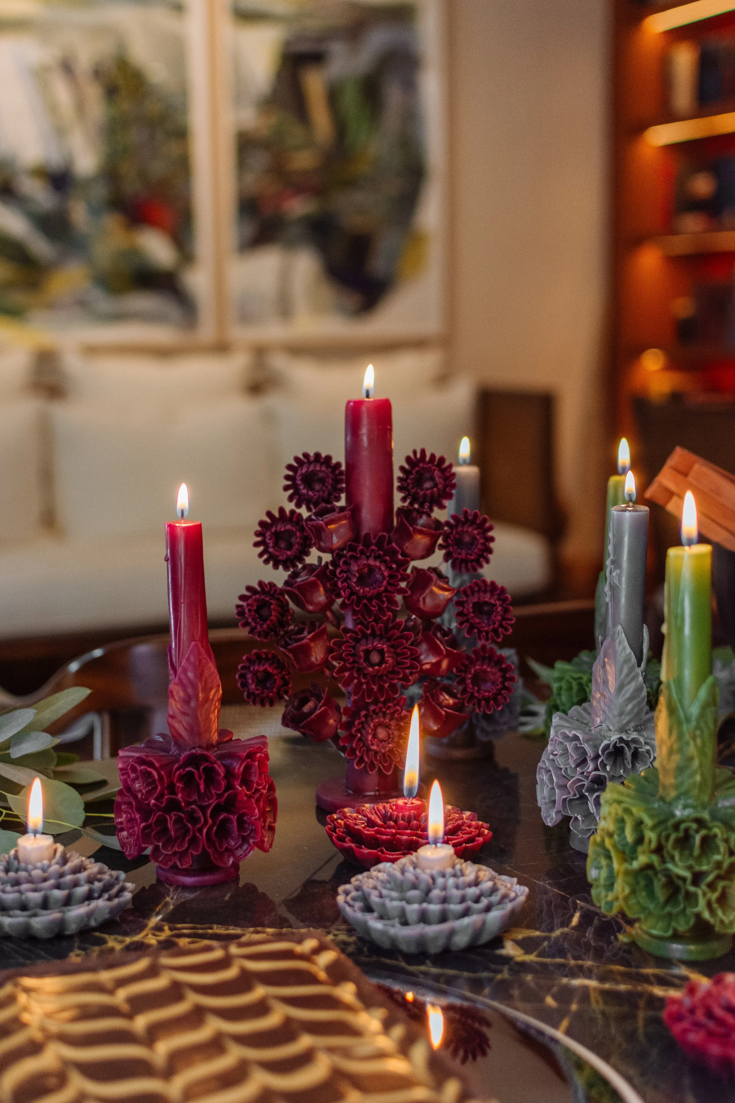 Gray bird Oaxacan Candle by Casa Viviana — Cuescoo